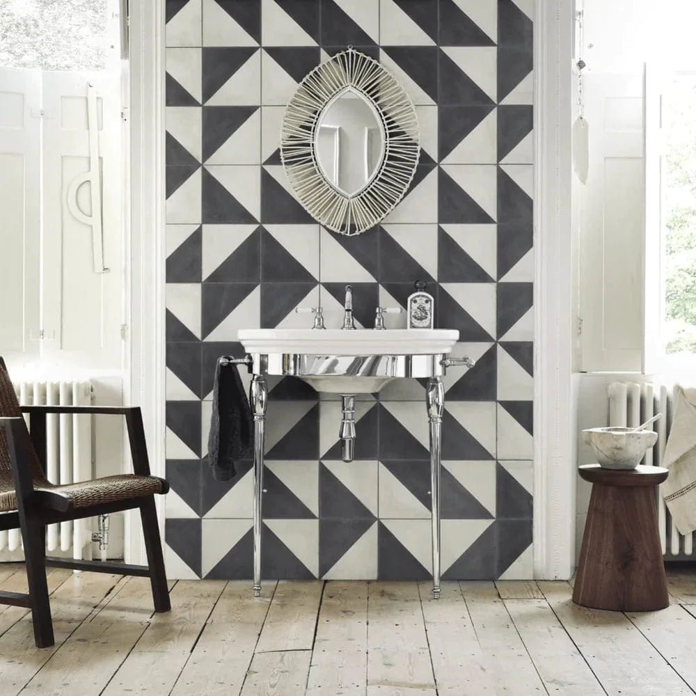Bert & May - Black Alalpardo Porcelain Matt, 20 x 20cm - Tiles & Stone To You