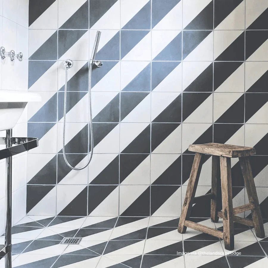 Bert & May - Black Alalpardo Porcelain Matt, 20 x 20cm - Tiles & Stone To You