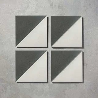 Bert & May - Black Alalpardo Porcelain Matt, 20 x 20cm - Tiles & Stone To You