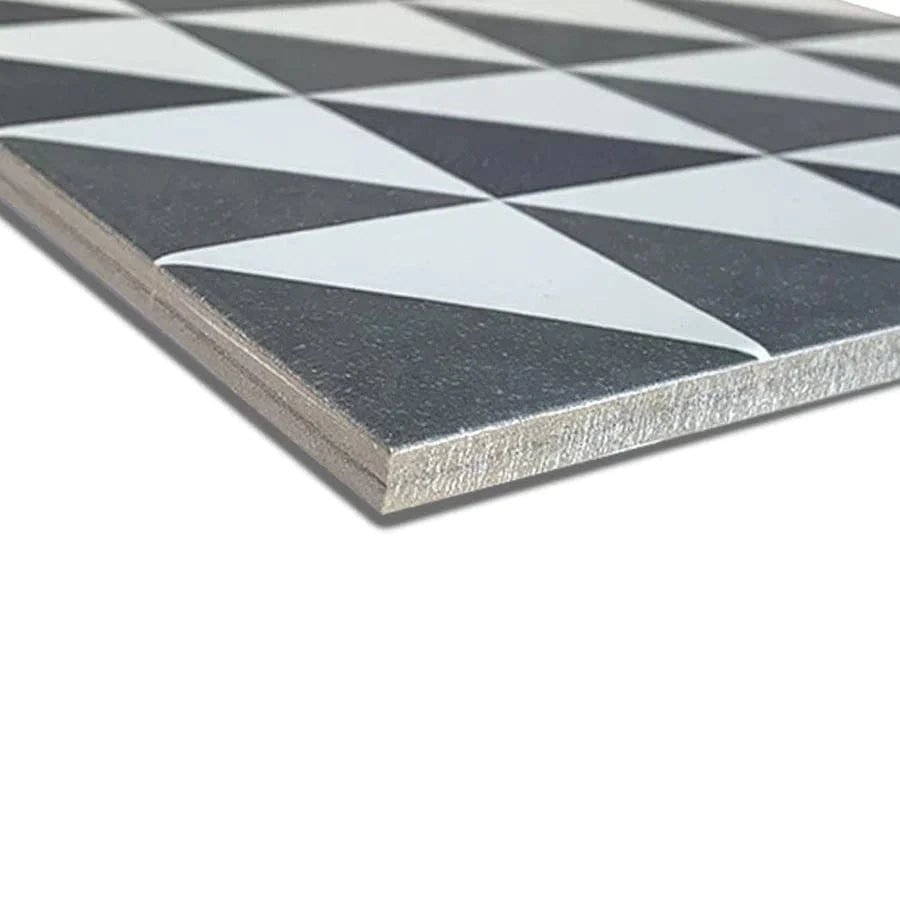 Bert & May - Black Majadas Porcelain Matt, 20 x 20cm - Tiles & Stone To You