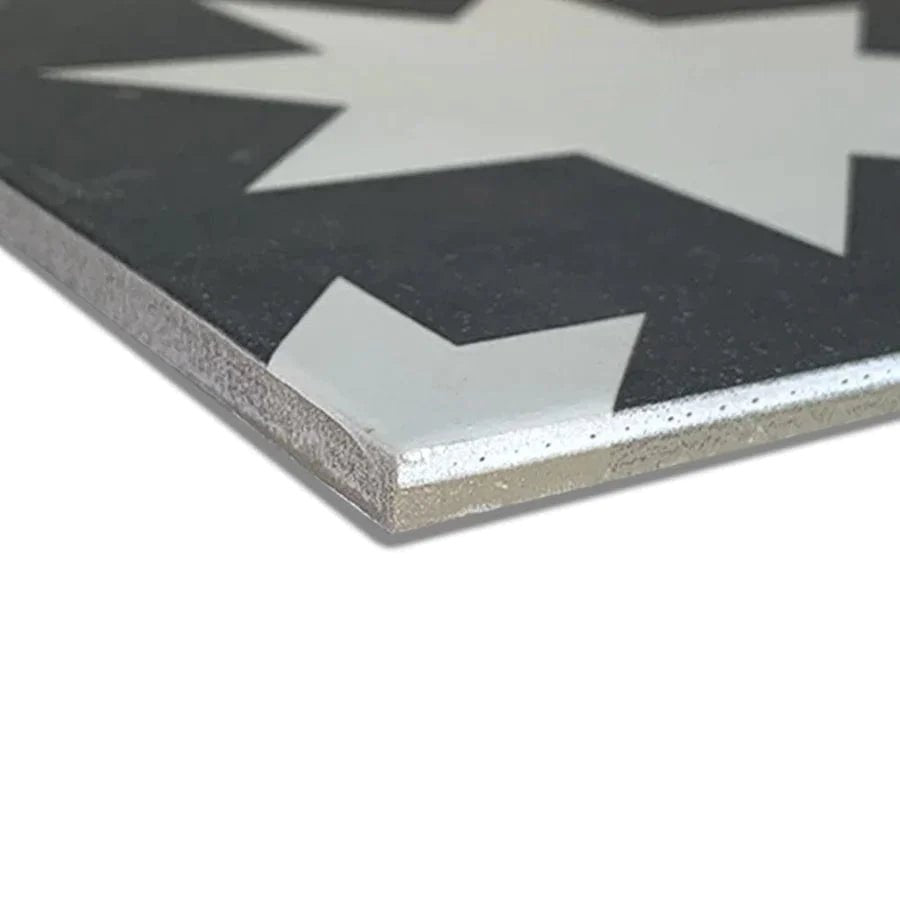 Bert & May - Black Pradena Porcelain Matt, 20 x 20cm - Tiles & Stone To You