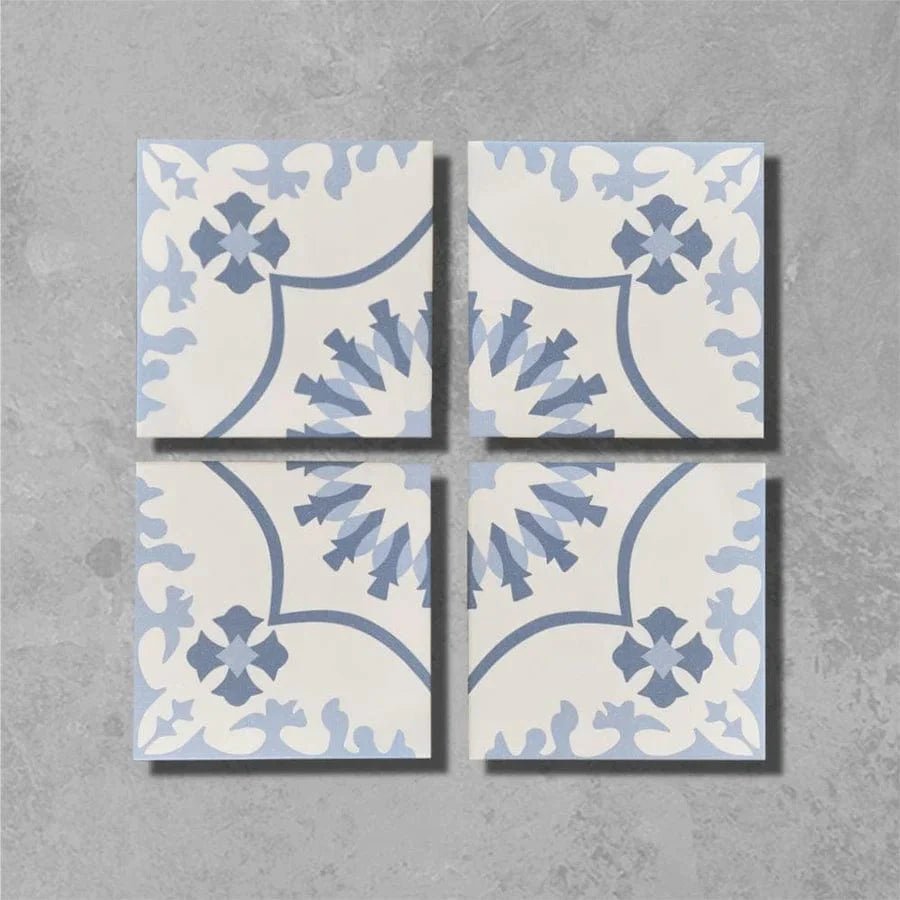 Bert & May - Blue Bolonia Porcelain Matt, 20 x 20cm - Tiles & Stone To You