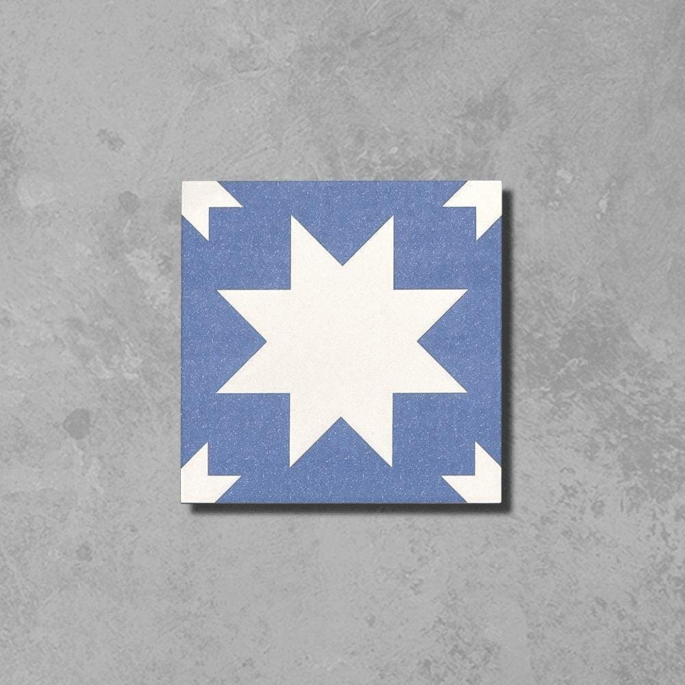 Bert & May - Blue Pradena Porcelain Matt, 20 x 20cm - Tiles & Stone To You