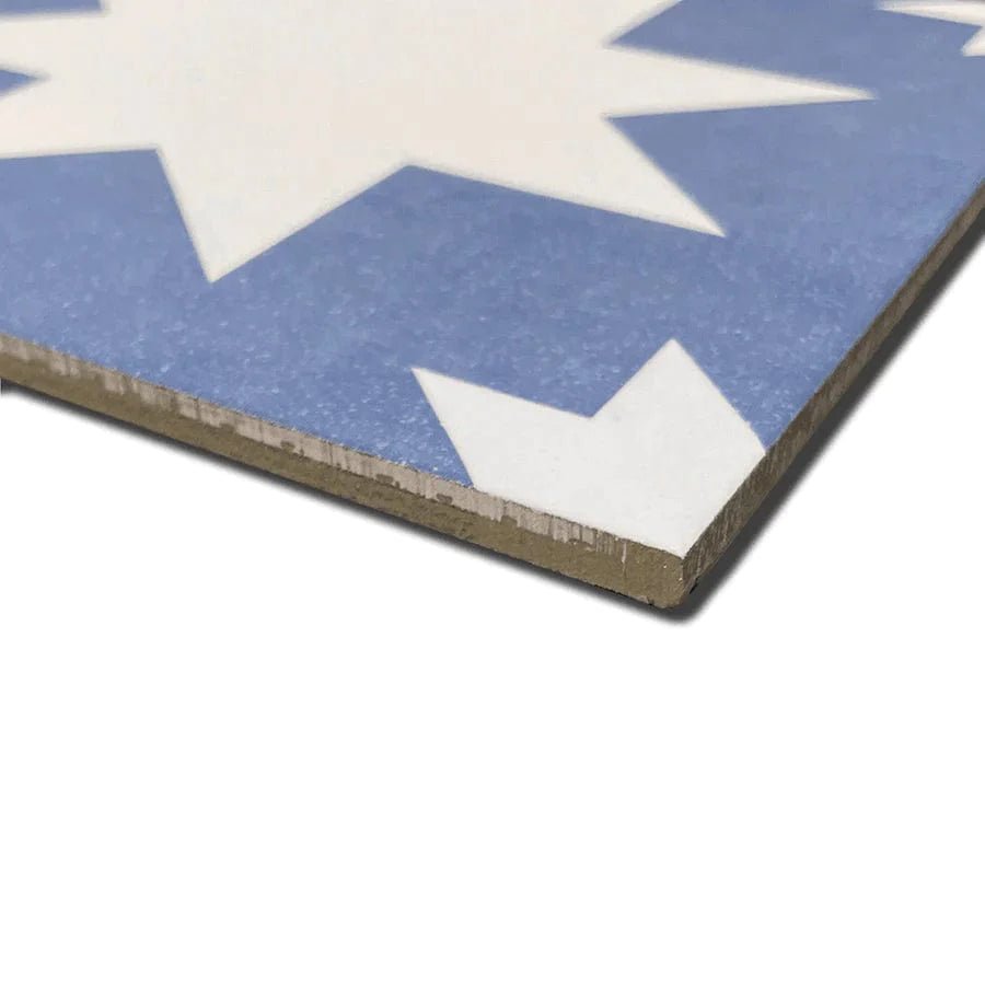 Bert & May - Blue Pradena Porcelain Matt, 20 x 20cm - Tiles & Stone To You