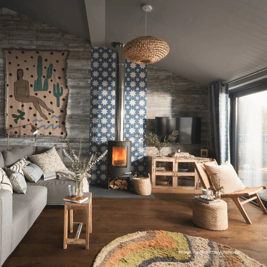 Bert & May - Blue Pradena Porcelain Matt, 20 x 20cm - Tiles & Stone To You