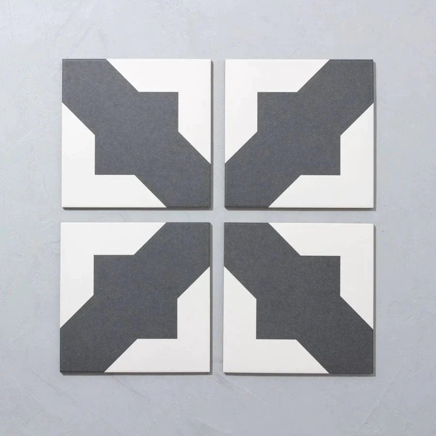 Bert & May - Crosses Old Iron Porcelain Matt, 20 x 20cm - Tiles & Stone To You