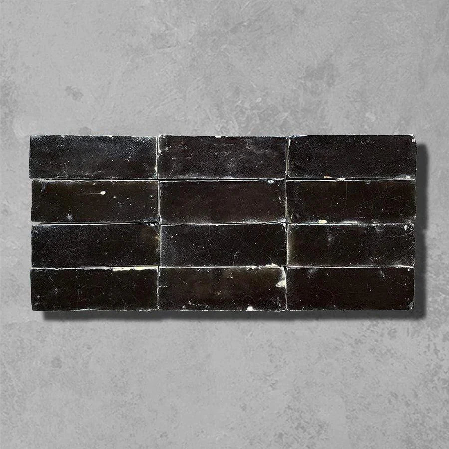 Bert & May - Ebony Thick Bejmat Glossy, 15 x 5cm - Tiles & Stone To You