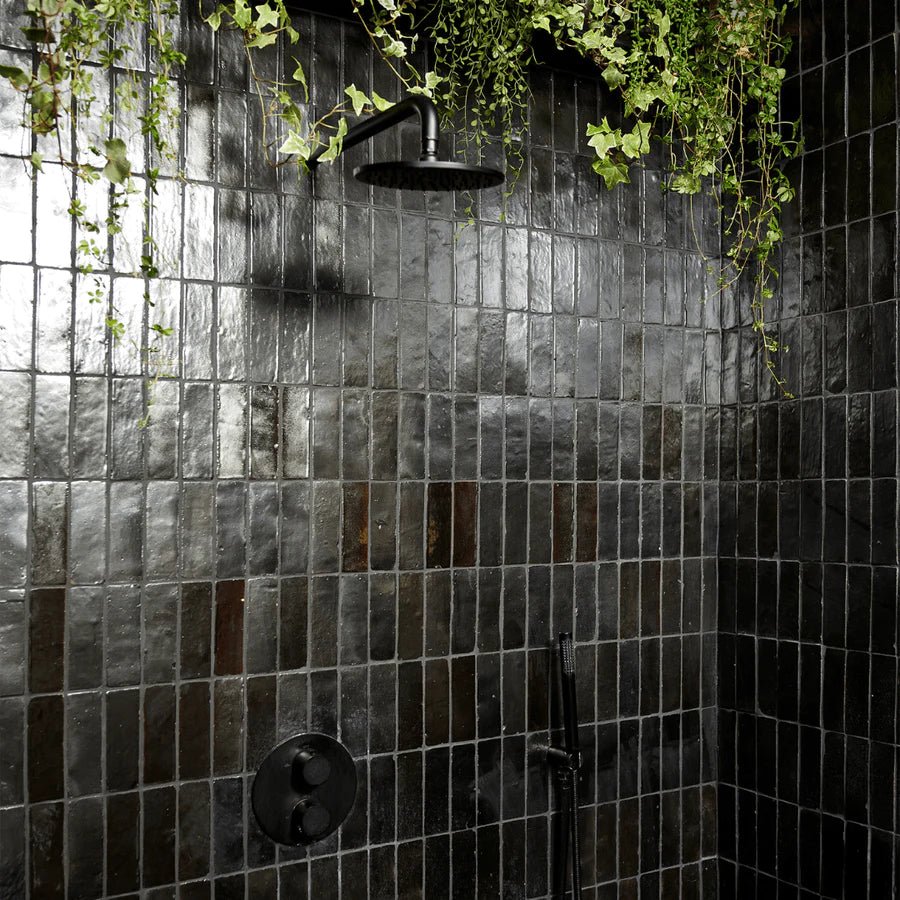 Bert & May - Ebony Thick Bejmat Glossy, 15 x 5cm - Tiles & Stone To You