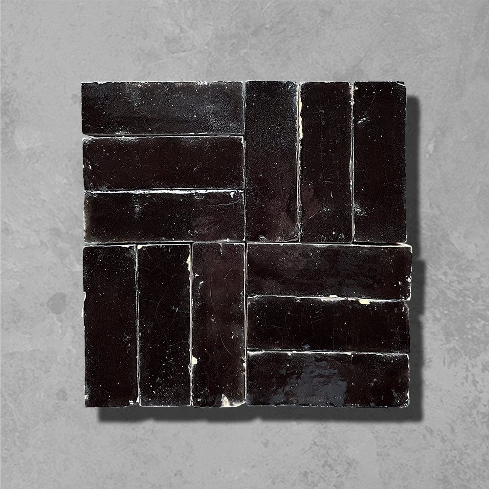 Bert & May - Fez Ebony Bejmat, 15 x 5cm - Tiles & Stone To You