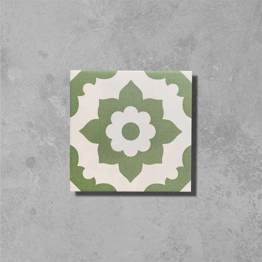 Bert & May - Forest Green Santona Porcelain Matt, 20 x 20cm - Tiles & Stone To You