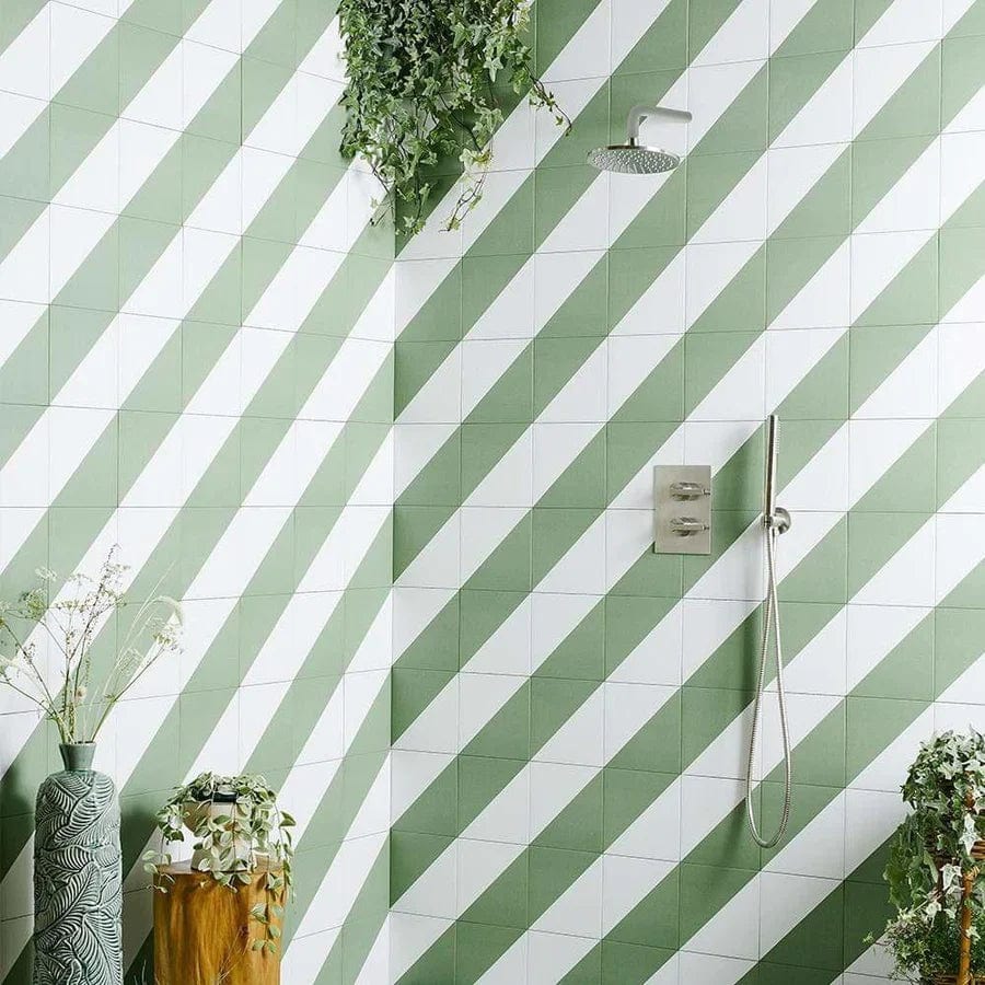 Bert & May - Green Alalpardo Porcelain Matt, 20 x 20cm - Tiles & Stone To You