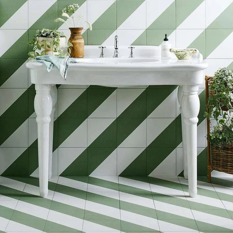 Bert & May - Green Alalpardo Porcelain Matt, 20 x 20cm - Tiles & Stone To You