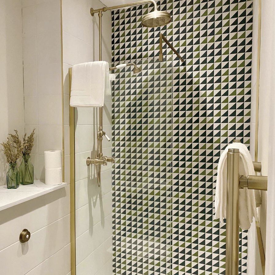 Bert & May - Green Majadas Porcelain Matt, 20 x 20cm - Tiles & Stone To You