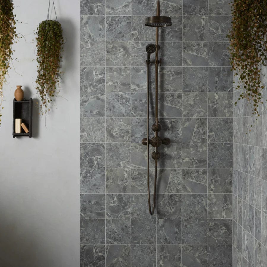 Bert & May - Green Marble Porcelain Matt, 20 x 20cm - Tiles & Stone To You