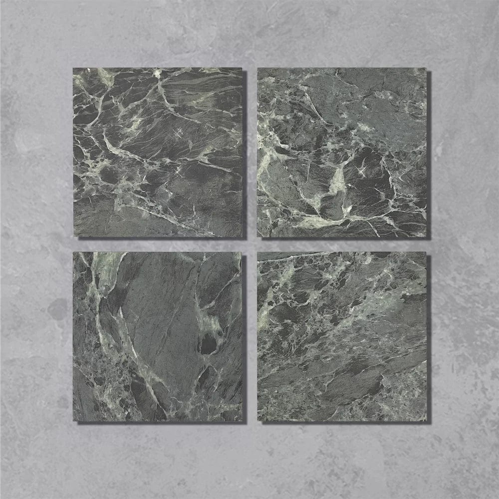 Bert & May - Green Marble Porcelain Matt, 20 x 20cm - Tiles & Stone To You