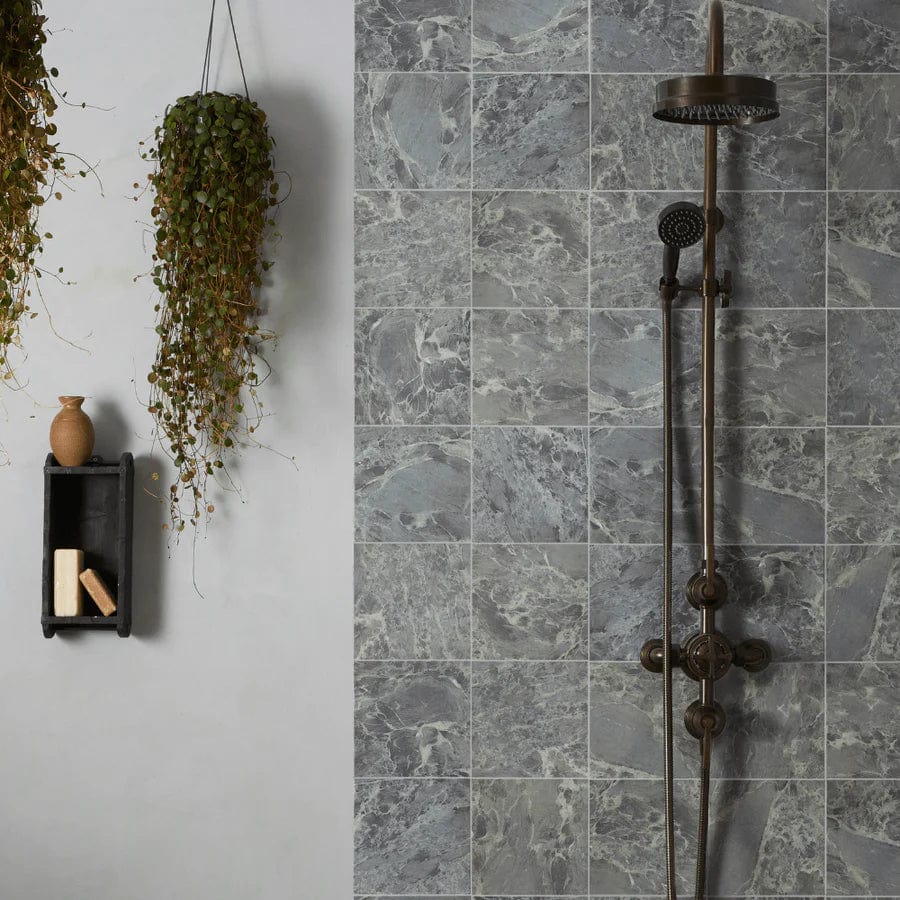 Bert & May - Green Marble Porcelain Matt, 20 x 20cm - Tiles & Stone To You