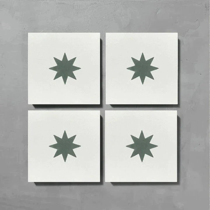 Bert & May - Inverse Luna Livid Porcelain Matt, 20 x 20cm - Tiles & Stone To You