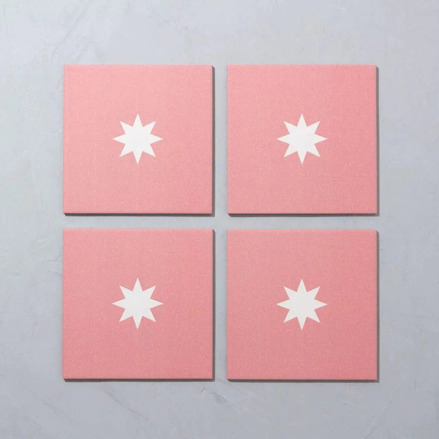 Bert & May - Luna Cherry Porcelain Matt, 20 x 20cm - Tiles & Stone To You