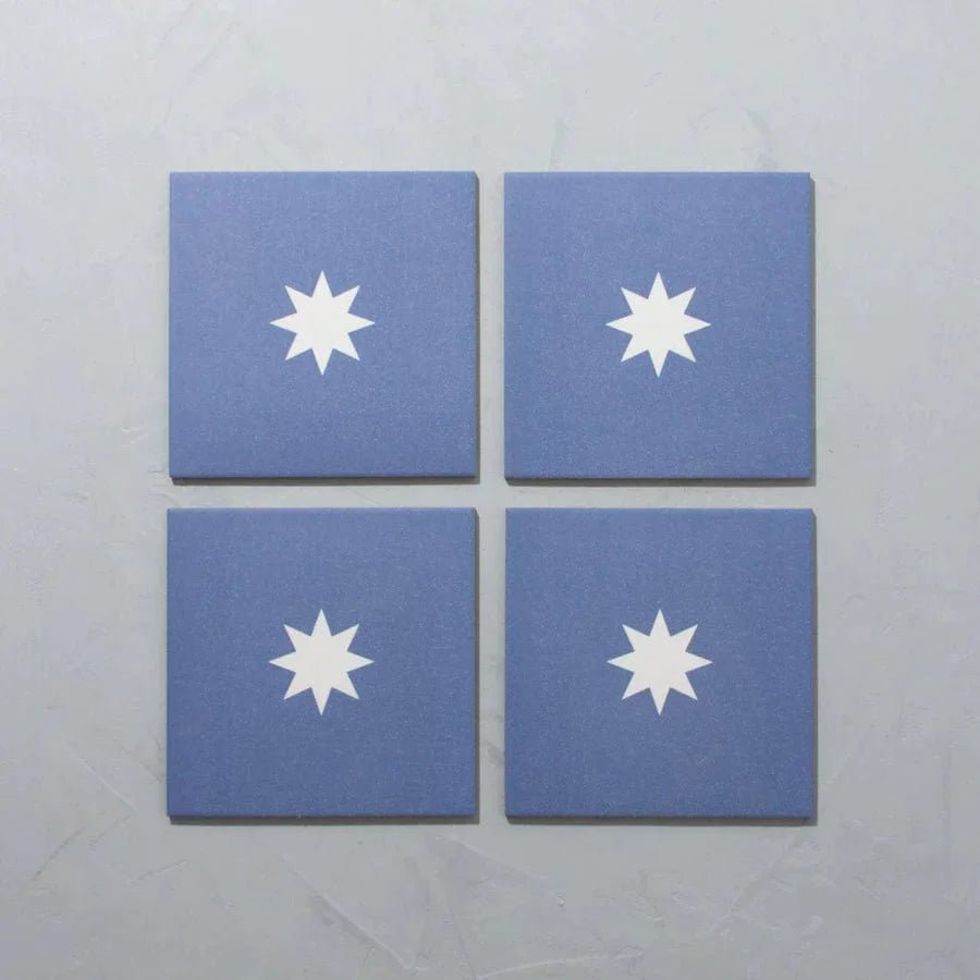 Bert & May - Luna Navy Porcelain Matt, 20 x 20cm - Tiles & Stone To You