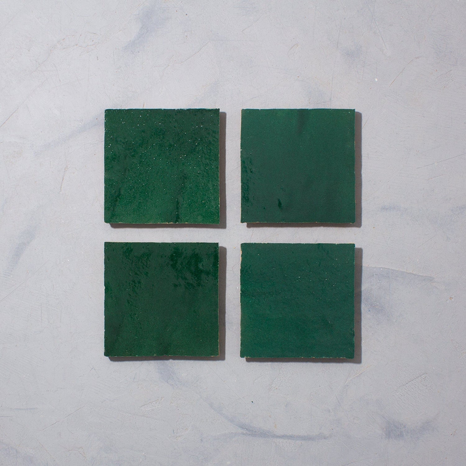 Bert & May - Marrakesh Moss Green Zellige, 10 x 10cm - Tiles & Stone To You