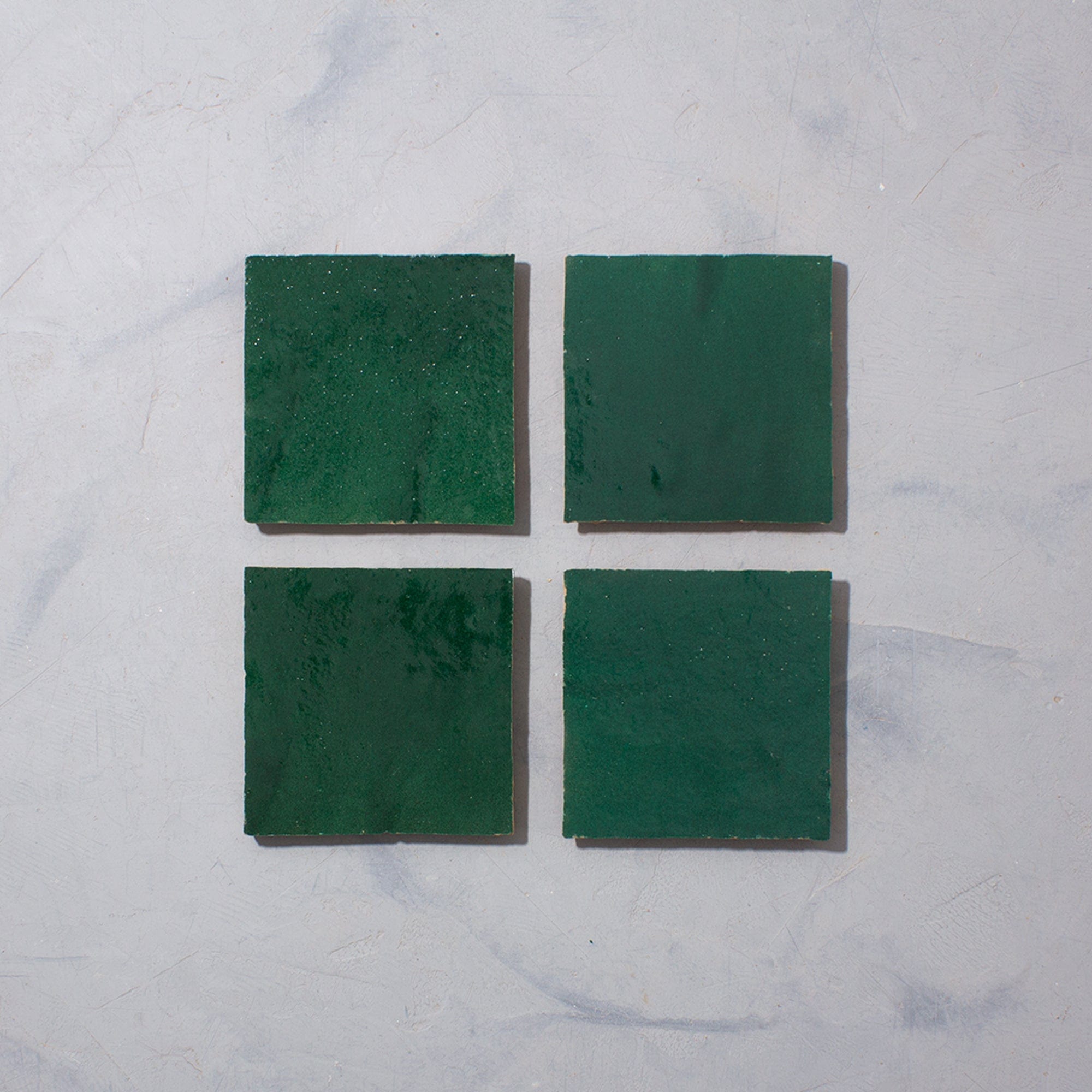 Bert & May - Marrakesh Moss Green Zellige, 10 x 10cm - Tiles & Stone To You