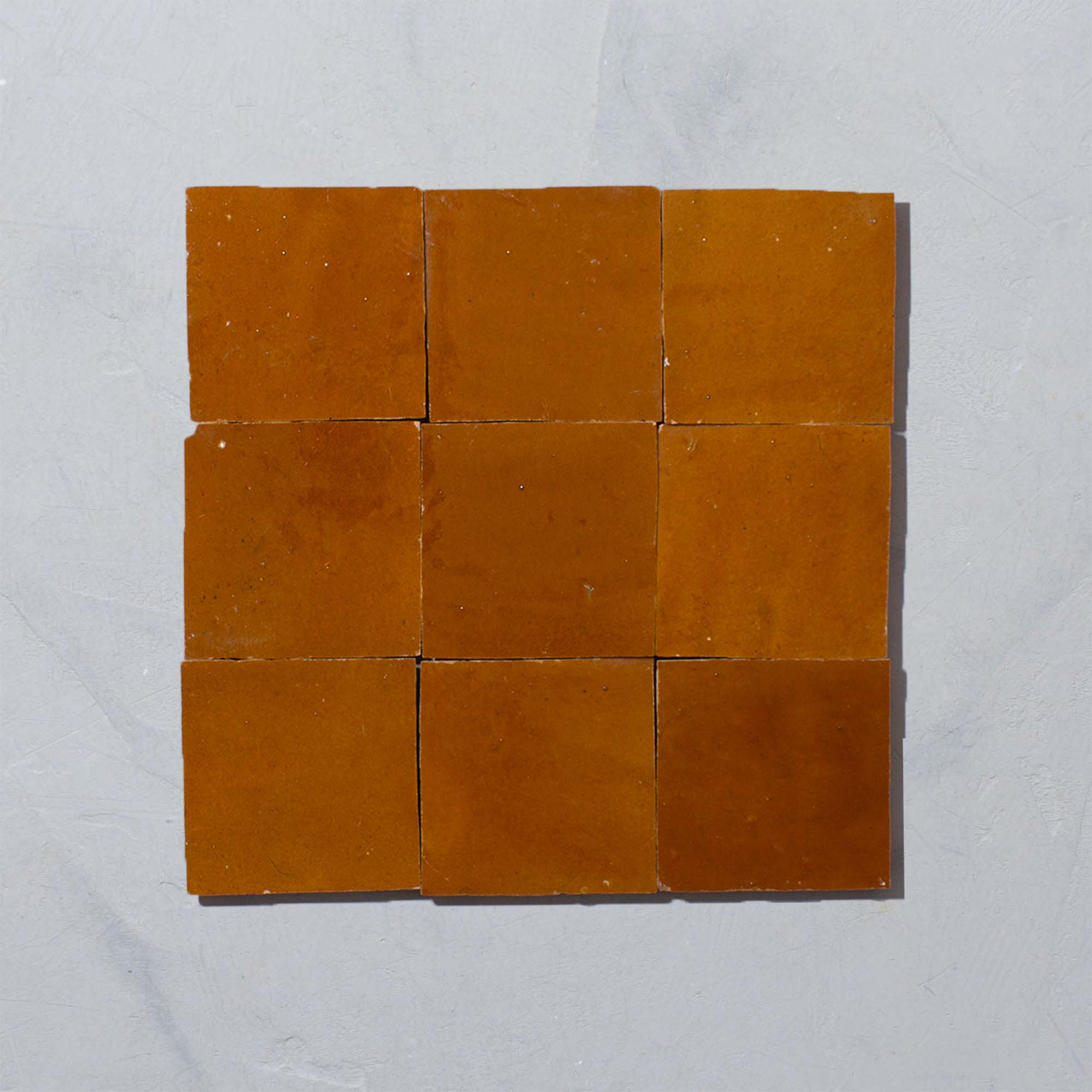 Bert & May - Marrakesh Ochre Zellige, 10 x 10cm - Tiles & Stone To You