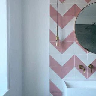 Bert & May - Pink Alalpardo Porcelain Matt, 20 x 20cm - Tiles & Stone To You