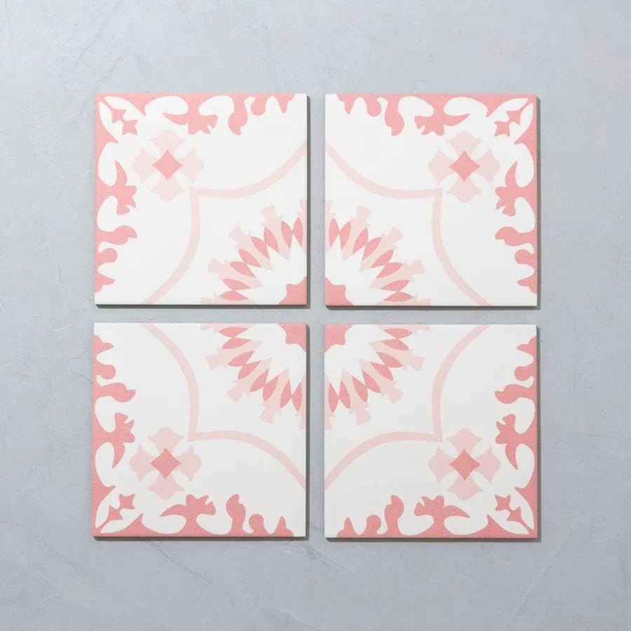 Bert & May - Pink Bolonia Porcelain Matt, 20 x 20cm - Tiles & Stone To You