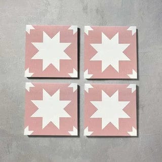 Bert & May - Pink Pradena Porcelain Matt, 20 x 20cm - Tiles & Stone To You