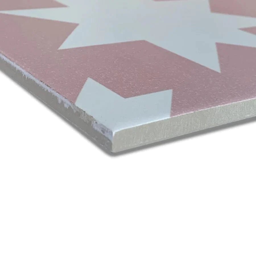 Bert & May - Pink Pradena Porcelain Matt, 20 x 20cm - Tiles & Stone To You