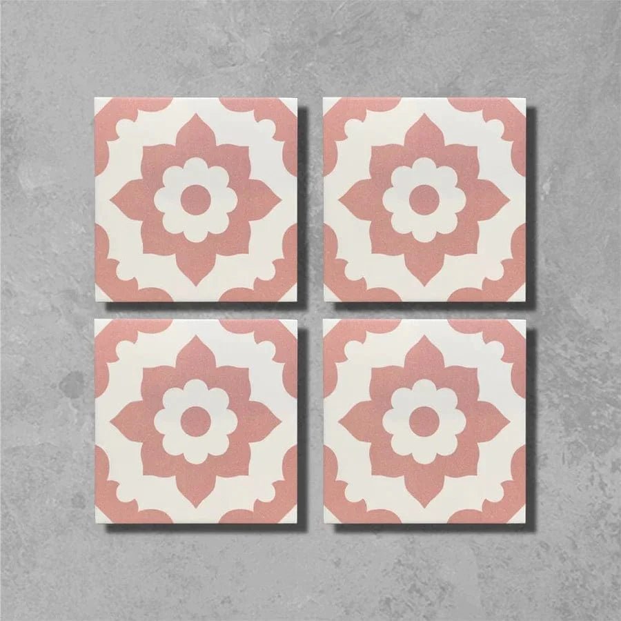 Bert & May - Pink Santona Porcelain Matt, 20 x 20cm - Tiles & Stone To You