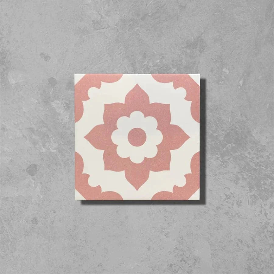 Bert & May - Pink Santona Porcelain Matt, 20 x 20cm - Tiles & Stone To You