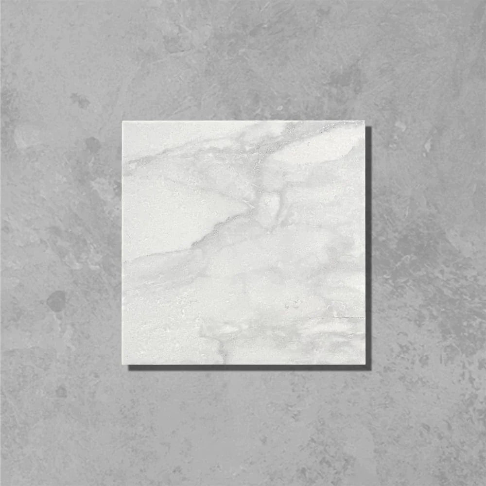 Bert & May - White Marble Porcelain Matt, 20 x 20cm - Tiles & Stone To You