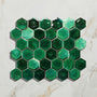 Ca' Pietra - Akazu Porcelain Emerald Mosaic Crackle Glaze, 27 x 31.2cm (13543)