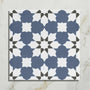 Ca' Pietra - Belleville Porcelain Vendome Blue Satin, 22.5 x 22.5cm (15722)