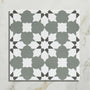 Ca' Pietra - Belleville Porcelain Vendome Green Satin, 22.5 x 22.5cm (15723)
