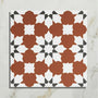 Ca' Pietra - Belleville Porcelain Vendome Red Satin, 22.5 x 22.5cm (15724)
