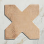 Ca' Pietra - Fez Porcelain Cross Cotto Orange Matt, 15.5 x 15.5cm (16594CFG)