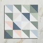 Ca' Pietra - Kaleidoscope Porcelain Skipper Matt, 22.5 x 22.5cm (16474CFG)