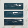 Ca' Pietra - Petite Porcelain Blue Gloss, 5 x 15cm (16582CFG)
