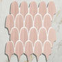 Ca' Pietra - Preen Porcelain Mosaic Blush Pink Gloss, 30.5 x 30cm (16479CFG)