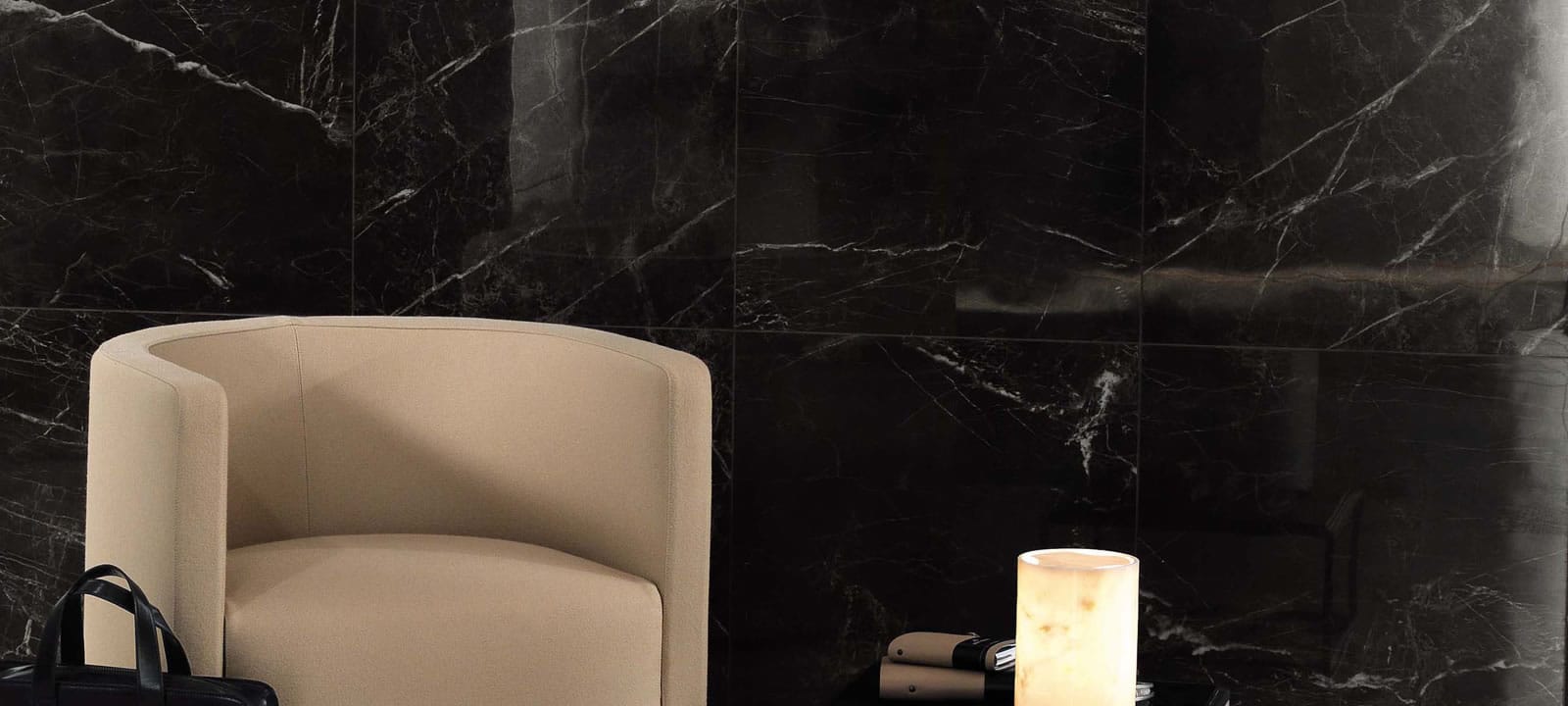Minoli - Marvel Noir Saint Laurent Lappato, 30 x 60cm (VC02830) - Tiles & Stone To You
