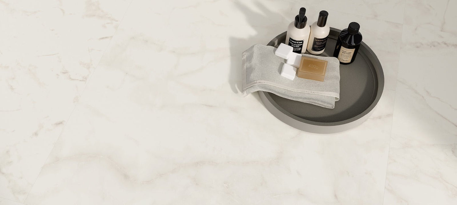 Minoli - Marvel Shine Calacatta Delicato, 60 x 120cm (MVH1023) - Tiles & Stone To You