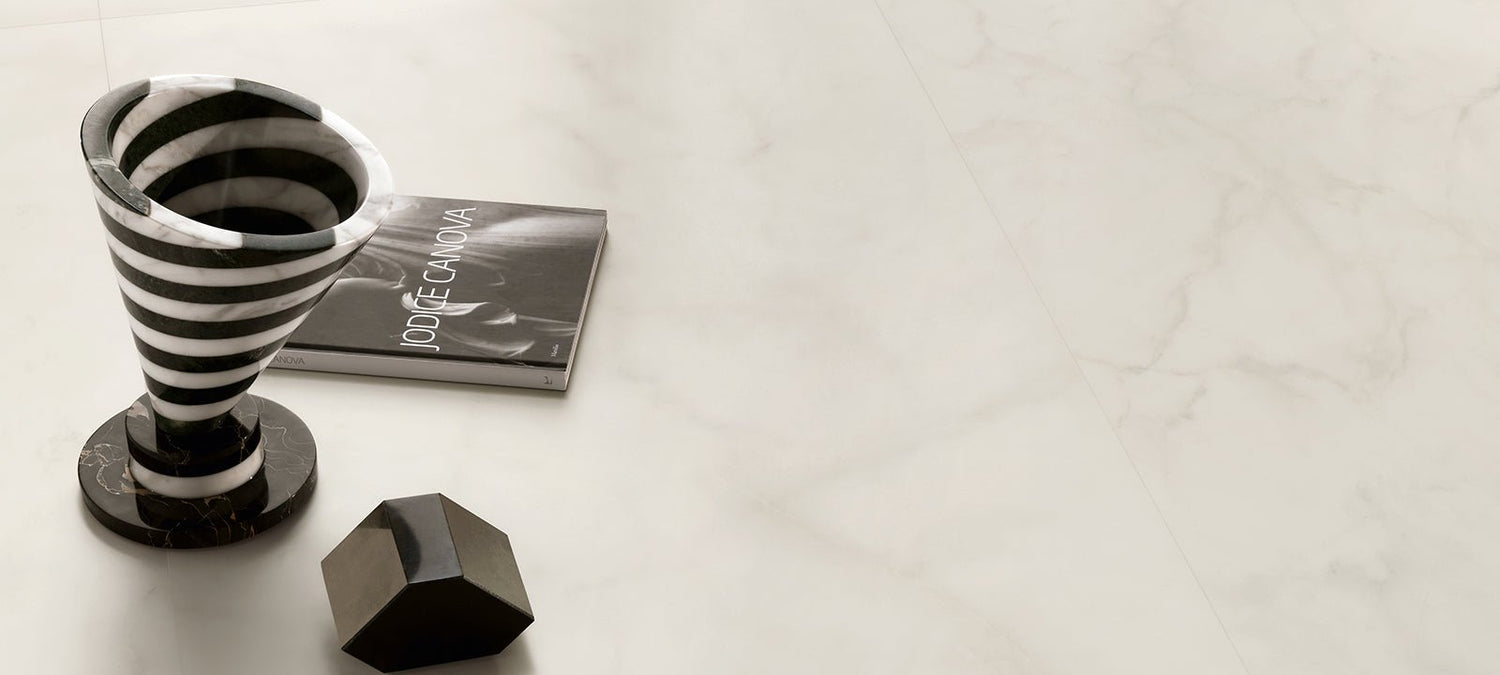 Minoli - Marvel Shine Calacatta Delicato Lappato, 60 x 60cm (VC03783) - Tiles & Stone To You