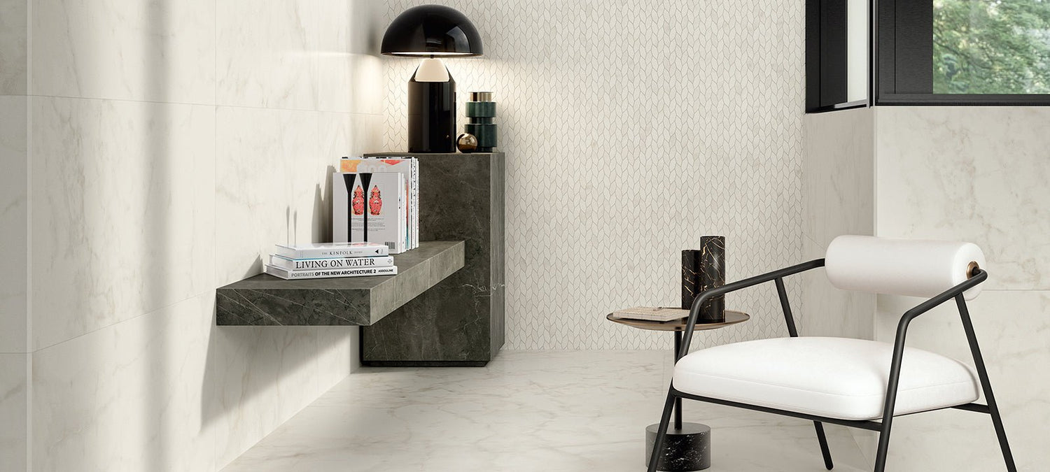 Minoli - Marvel Shine Calacatta Delicato Lappato, 60 x 60cm (VC03783) - Tiles & Stone To You