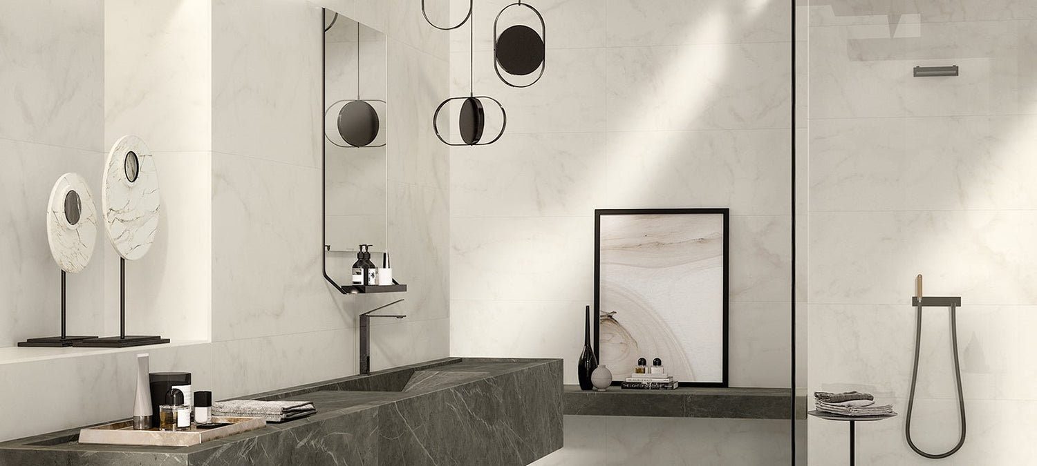 Minoli - Marvel Shine Calacatta Delicato Lappato, 60 x 60cm (VC03783) - Tiles & Stone To You