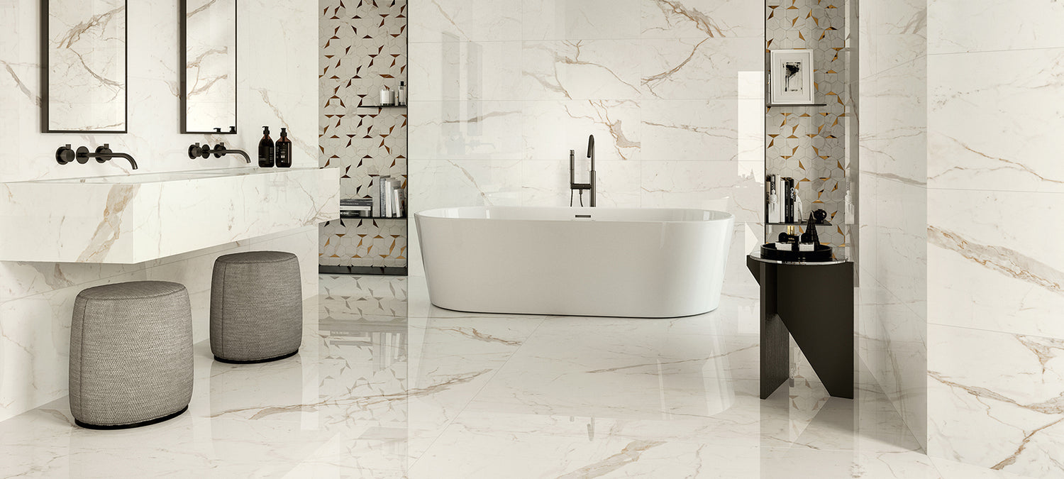 Minoli - Marvel Shine Calacatta Prestigio Matt, 60 x 120cm (MVH1021)