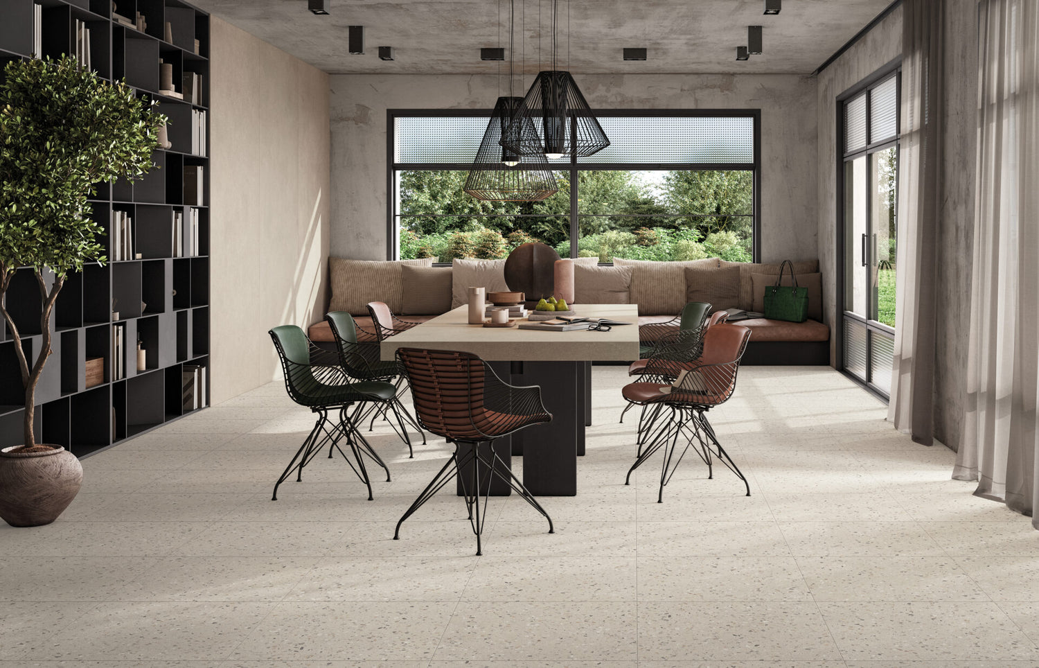 Minoli - ReConcrete Terrazzo Rice, 60 x 60cm (RCT1055)
