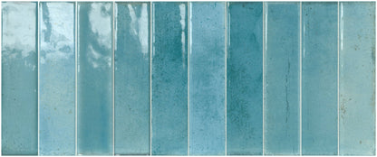 Artisan Azzurro Gloss, 25 x 60cm - Tiles &amp; Stone To You