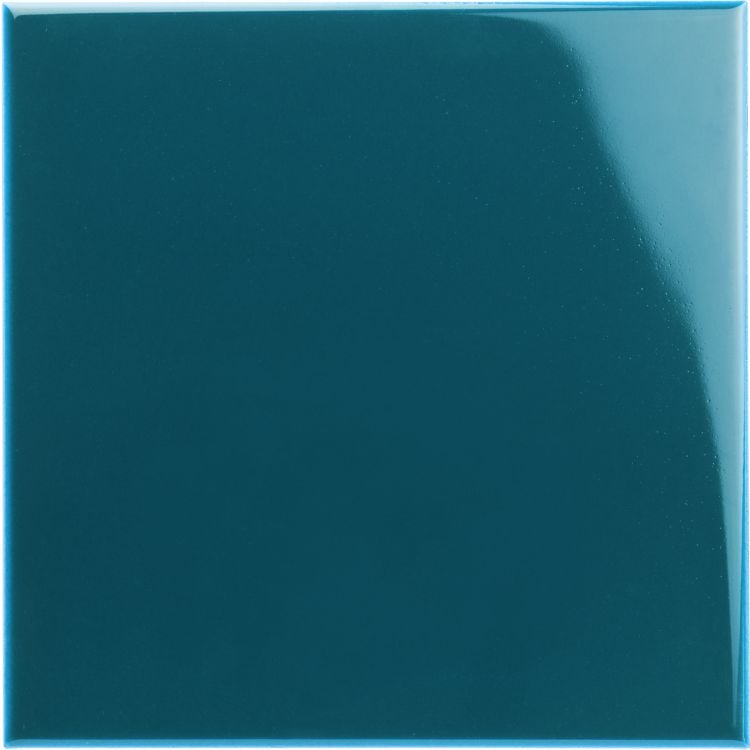 Original Style - Baroque Blue Field Tile, 15.2 x 15.2cm (IM-0013032)